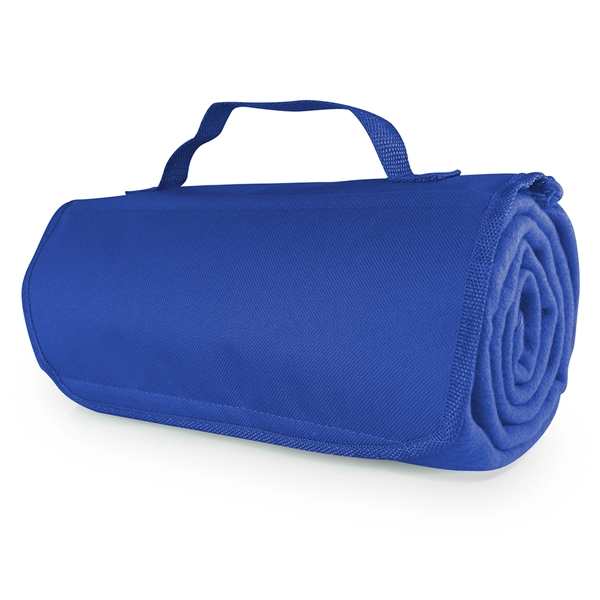 Polar fleece blanket with polyester pocket flap. Includes carrying strap.... from ASI 40544 Binaco / Binaline