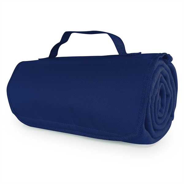 Polar fleece blanket with polyester pocket flap. Includes carrying strap.... from ASI 40544 Binaco / Binaline
