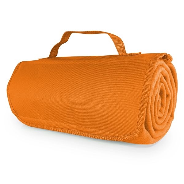 Polar fleece blanket with polyester pocket flap. Includes carrying strap.... from ASI 40544 Binaco / Binaline