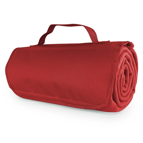 Polar fleece blanket with polyester pocket flap. Includes carrying strap.... from ASI 40544 Binaco / Binaline