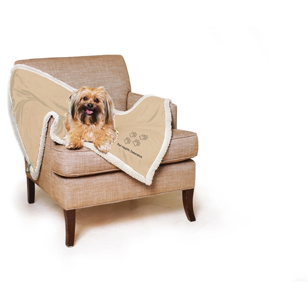 30" x 45" soft plush reversible throw blanket with micro fur... from ASI 73520 Neet Feet / Kanata Blanket