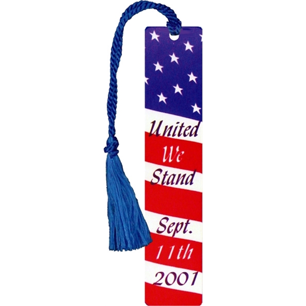 Photo Quality bookmark with tassel.Overall size of the bookmark 3/4" x... from ASI 41080 Nelson Boone Co Inc / Alumaline® & Brass
