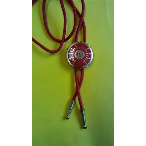 These Bolo ties are great for promoting groups, clubs, corporations, organizations... from ASI 41080 Nelson Boone Co Inc / Alumaline® & Brass