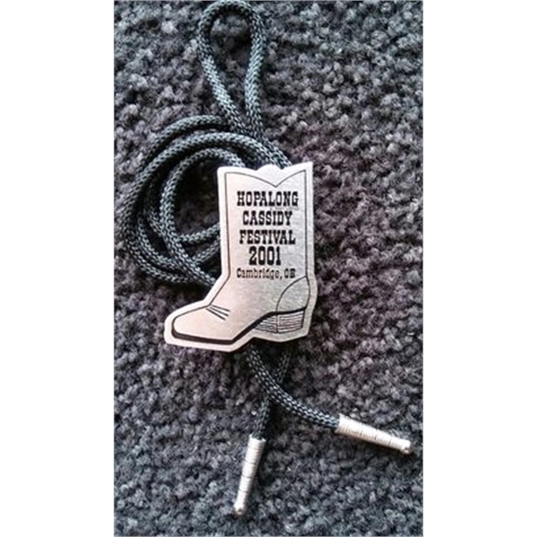 These Bolo ties are great for promoting groups, clubs, corporations, organizations... from ASI 41080 Nelson Boone Co Inc / Alumaline® & Brass