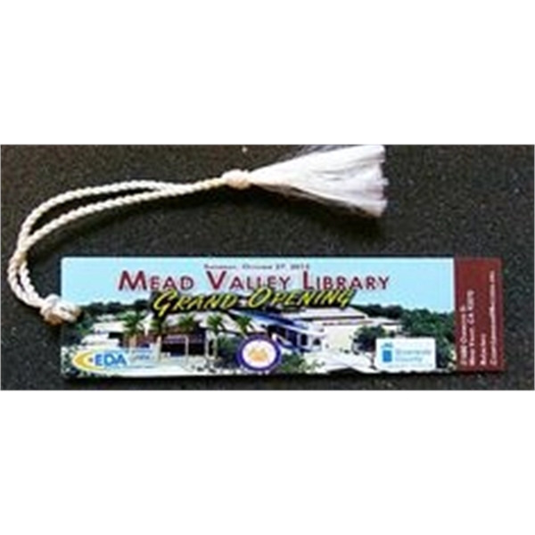 Aluminum or Brass bookmark with a full color, sublimated imprint. 4... from ASI 41080 Nelson Boone Co Inc / Alumaline® & Brass