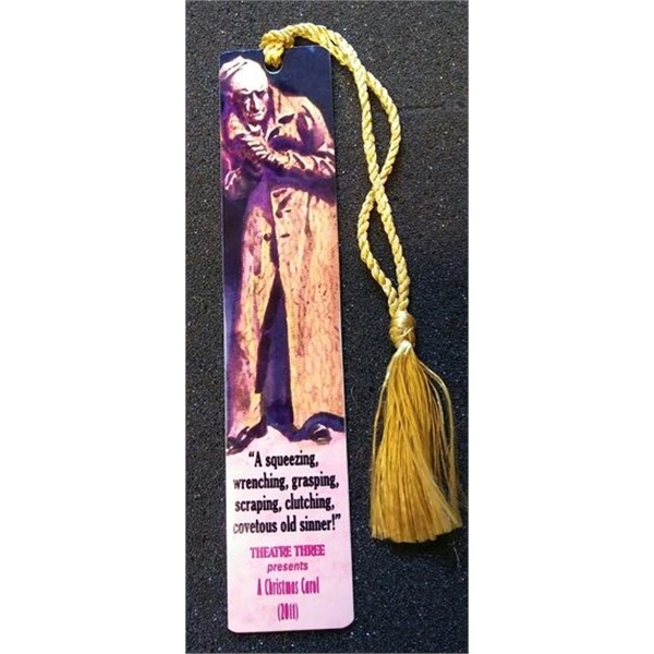 Aluminum bookmark with a full color sublimated imprint. Price includes assembled... from ASI 41080 Nelson Boone Co Inc / Alumaline® & Brass