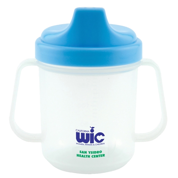 7 oz. non-spill baby cup with colored lid and side handles.... from ASI 62190 Illini