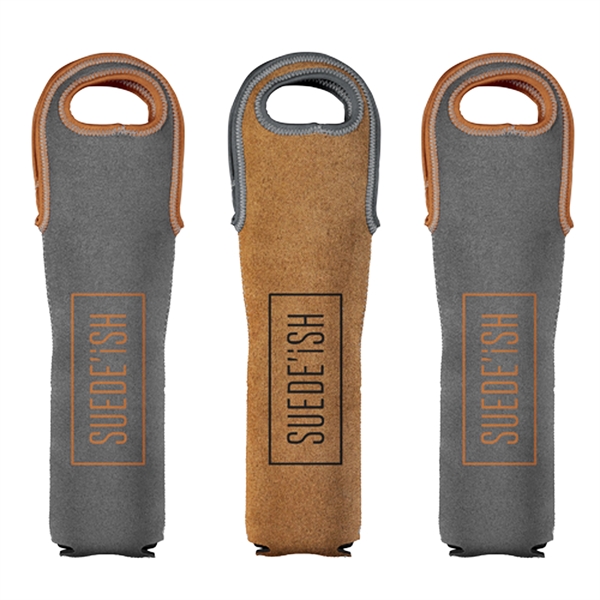 Suede-ish/High-Quality Neoprene (Wetsuit Material) tote w/colored stitching & bias trim. ... from ASI 74710 Numo / NUMO Kolder