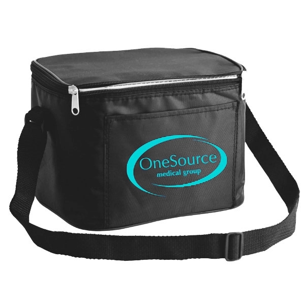 Shoulder strap cooler bag with adjustable shoulder strap and foil insulation.... from ASI 39820 Opusline (Benmex) / Opus Line