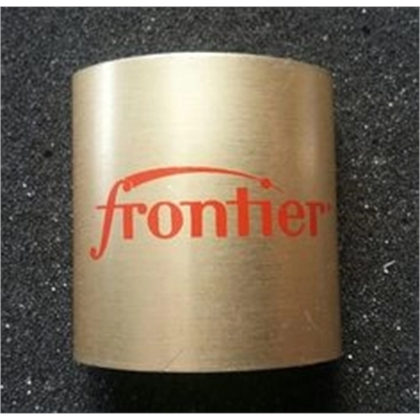 Neckerchief slide or Napkin Ring made of aluminum-4 imprinting styles available.... from ASI 41080 Nelson Boone Co Inc / Alumaline® & Brass