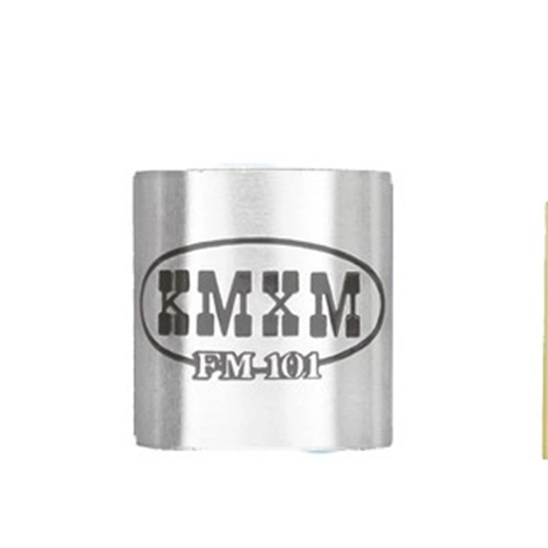 Neckerchief slide or Napkin Ring made of aluminum-4 imprinting styles available.... from ASI 41080 Nelson Boone Co Inc / Alumaline® & Brass