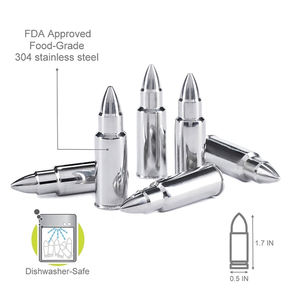 Stainless steel whiskey bullets can be used to cool your whiskey,... from ASI 31978 Admanline / Admanline