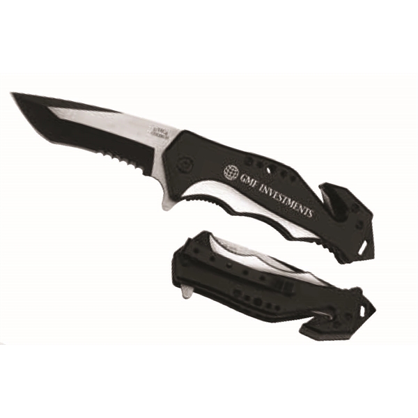 Easy Open Rescue Knife... from ASI 93130 Utica Cutlery Co/Kutmaster 400 Line / Utica