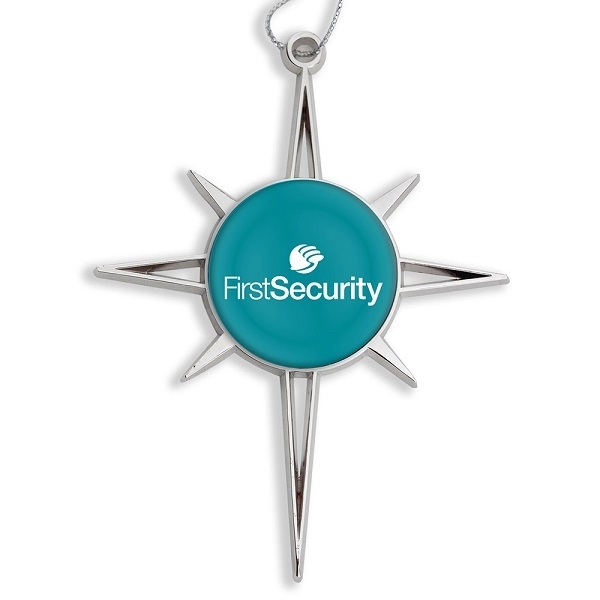 2.3" x 3.125" die cast zinc alloy Star of Bethlehem holiday... from ASI 52263 EMT / EMT