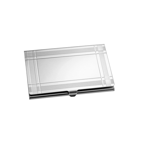 Silver, business card case.... from ASI 73010 Natico Originals Inc / Natico Originals