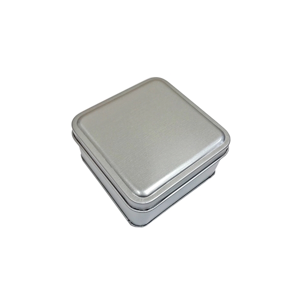 Round, matte nickel travel alarm clock packaged in a tin box.... from ASI 73010 Natico Originals Inc / Natico Originals