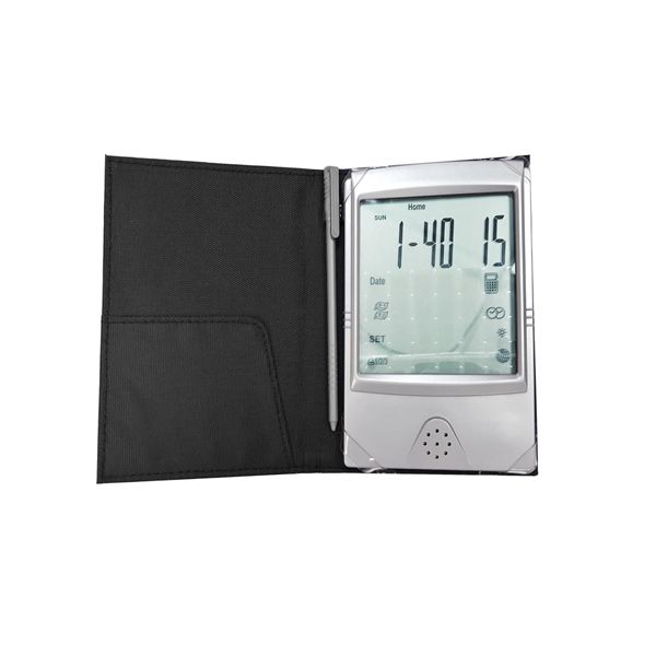 Clock with touch screen, calculator, world time, currency convertor, and stylus.... from ASI 73010 Natico Originals Inc / Natico Originals