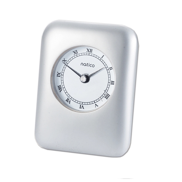 Pearl silver alarm clock, for home or office.... from ASI 73010 Natico Originals Inc / Natico Originals
