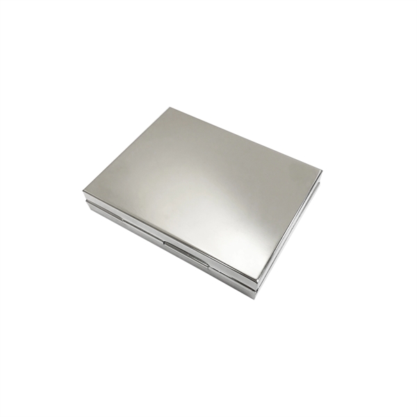 Silver plated clock, with gold bezel and picture frame.... from ASI 73010 Natico Originals Inc / Natico Originals