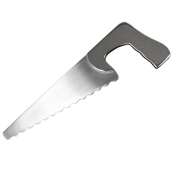 Stainless steel, saw shaped cheese and/or cake server.... from ASI 73010 Natico Originals Inc / Natico Originals