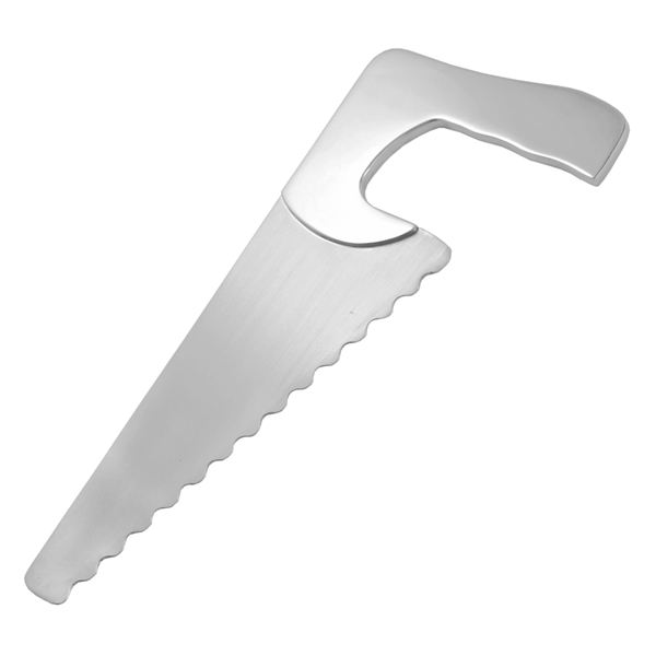 Stainless steel, saw shaped cheese and/or cake server.... from ASI 73010 Natico Originals Inc / Natico Originals