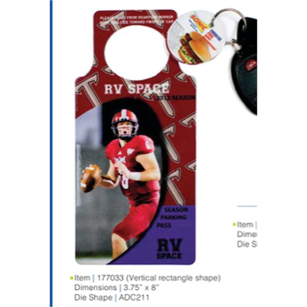 CombiPass - Vertical Rectangle - 30-mil Permabadge... from ASI 47204 CredentialExpress / CredentialExpress