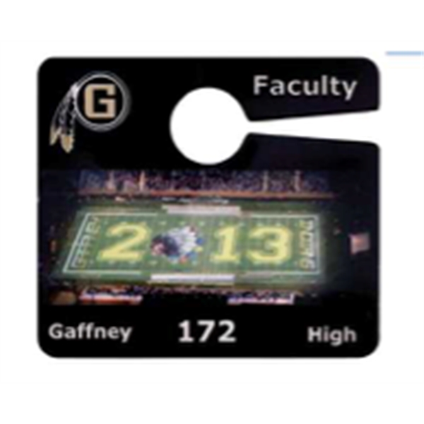 Parking Hang Tag - Rectangle - 24-mil PermaBadge... from ASI 47204 CredentialExpress / CredentialExpress
