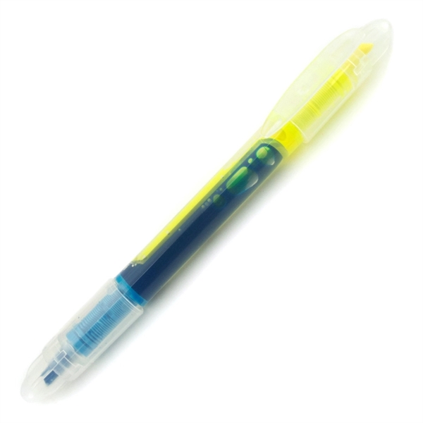 Two color, non-toxic liquid highlighter with one color on each end... from ASI 98760 Yafa Line, Inc. / Yafa®