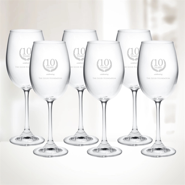 Gourmet White Wine Glasses hold 9 1/2 oz. of spirits, making... from ASI 47791 Best Deal Awards / Best Deal Awards
