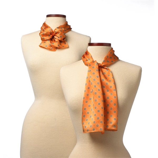 Vasari Orange Scarf - 8" x 45"... from ASI 98085 Wolfmark