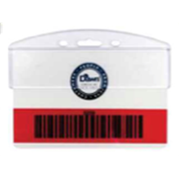 Hard plastic half card holder holds one credit card size card.... from ASI 47204 CredentialExpress / CredentialExpress