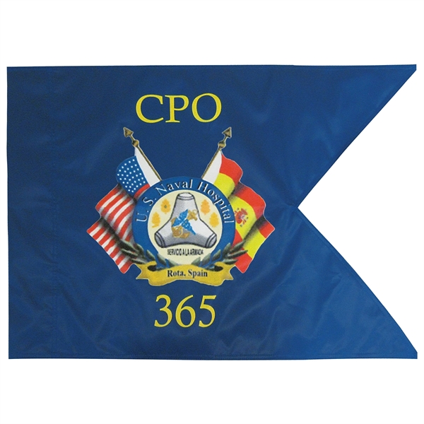Single reverse print guidon, made in accordance with military regulations.... from ASI 80228 Quinn