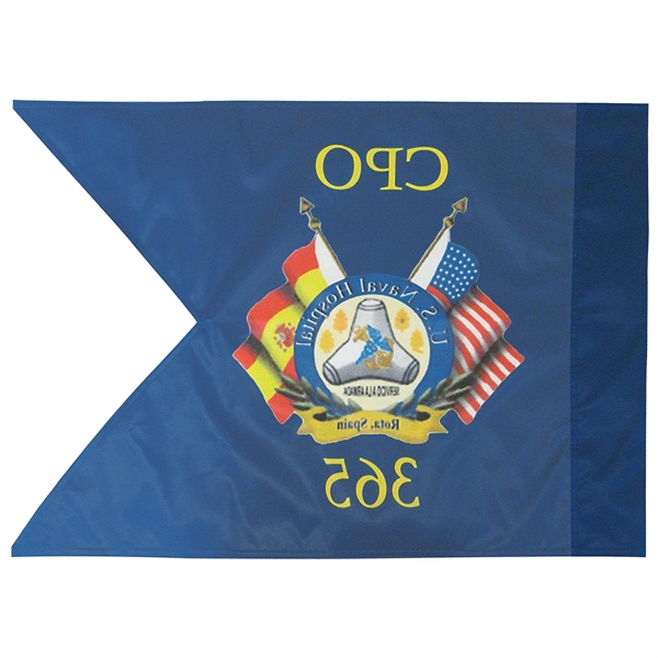 Single reverse print guidon, made in accordance with military regulations.... from ASI 80228 Quinn