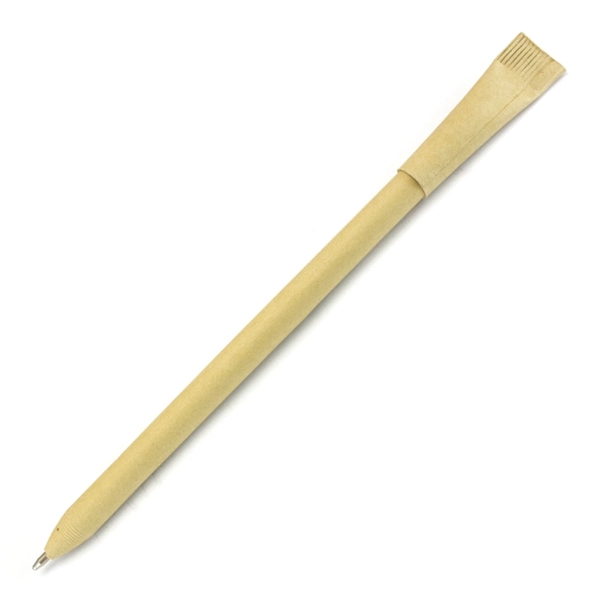 5 1/2" ballpoint pen made of natural Kraft recycled paper... from ASI 98760 Yafa Line, Inc. / Yafa®