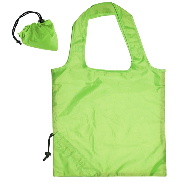 Foldable Polyester Tote Bag with Pouch... from ASI 93520 Ventura Inc