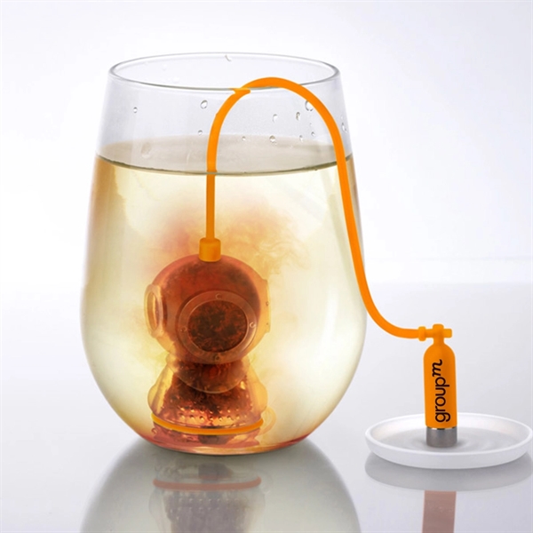 Tea infuser is 100% BPA-free silicone construction is easy to clean.... from ASI 31978 Admanline