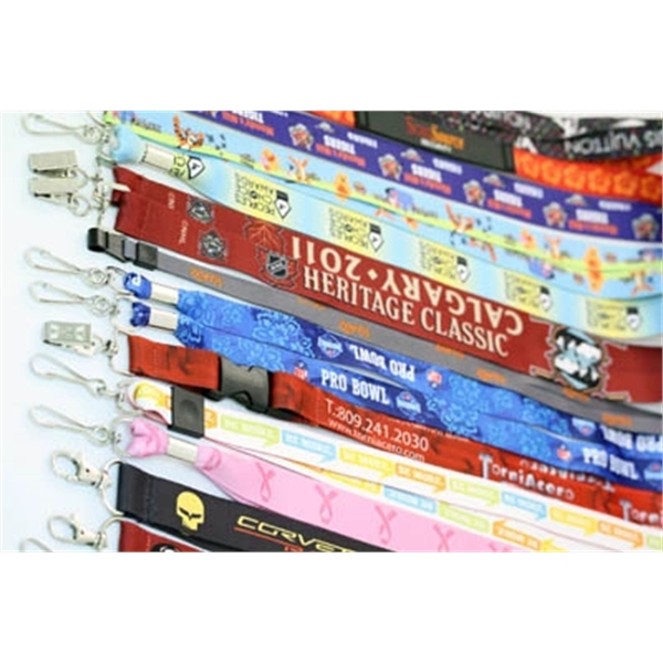 Breakaway 1" wide Lanyard, Full Color custom Printed.... from ASI 47204 CredentialExpress / CredentialExpress