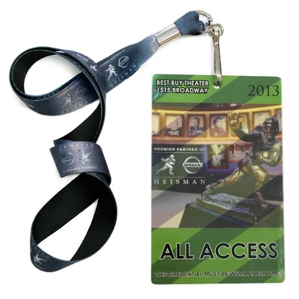 Breakaway 3/8" wide Lanyard, Full Color Custom Printed.... from ASI 47204 CredentialExpress / CredentialExpress