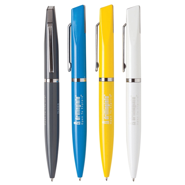 Bingham Aluminum Ballpoint pen featuring fashion forward styling with chrome accents... from ASI 90859 Tempo Industries Inc / Tempoline
