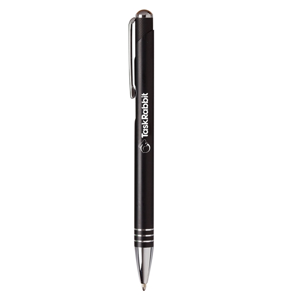 Royal Metal Ballpoint pen featuring matte annodized metal finish, chrome trim,... from ASI 90859 Tempo Industries Inc / Tempoline