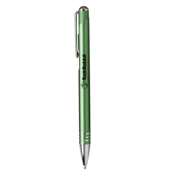Royal Metal Ballpoint pen featuring matte annodized metal finish, chrome trim,... from ASI 90859 Tempo Industries Inc / Tempoline