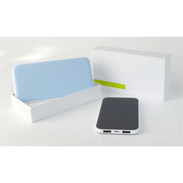 Executive Power Bank - Modern style, silken touch, retail packaging. Available... from ASI 93131 US Flash & Technologies LLC