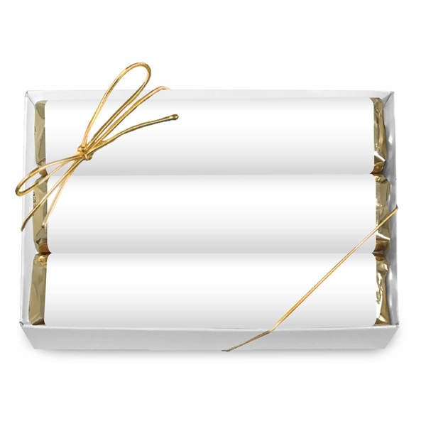 Milk chocolate bar gift set with three 1.5 oz. chocolate bars.... from ASI 61125 Hit Promotional Products