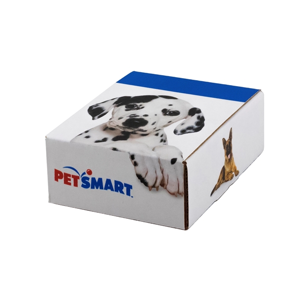 6" x 8" x 3" E-Flute corrugated tuck box with digitally... from ASI 90807 Tekweld