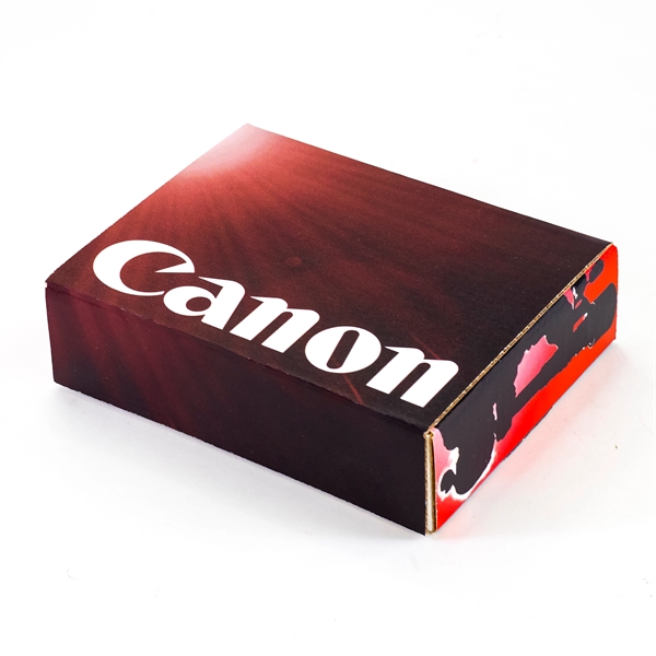 11" x 8,5" x 3" E-Flute corrugated tuck box with digitally... from ASI 90807 Tekweld