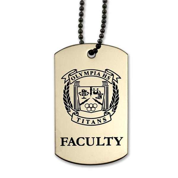 2" x 1 1/8" stainless steel or aluminum dog tags with... from ASI 52263 EMT / EMT EMT EASY