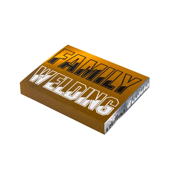 14" x 11" x 2" E-Flute corrugated tuck box with digitally... from ASI 90807 Tekweld