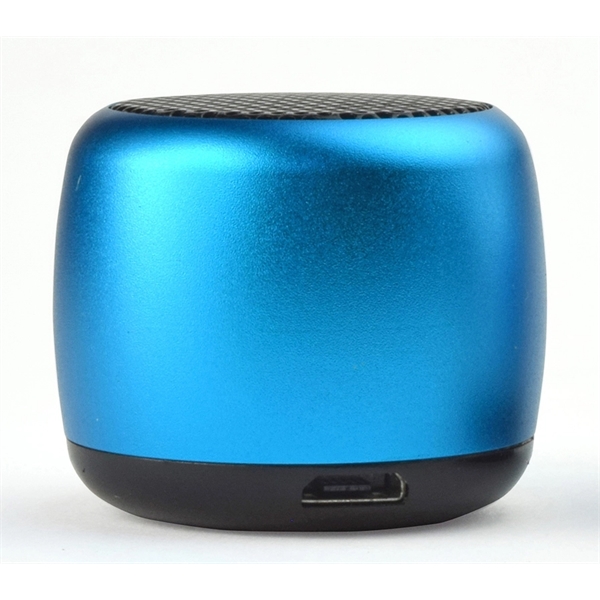 Lightweight compact travel Bluetooth speaker, about the size of a quarter... from ASI 93131 US Flash & Technologies LLC