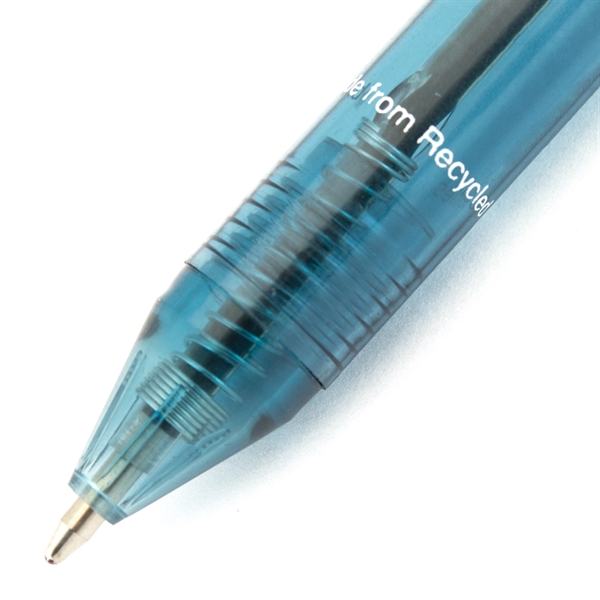 Translucent plastic pen made from recycled water bottles... from ASI 98760 Yafa Line, Inc. / Yafaline