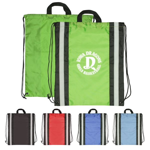 Reflective drawstring backpack... from ASI 93520 Ventura Inc